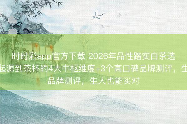 時時彩app官方下載 2026年品性踏實白茶選購指南:從起源到茶杯的4大中樞維度+3個高口碑品牌測評,生人也能買對